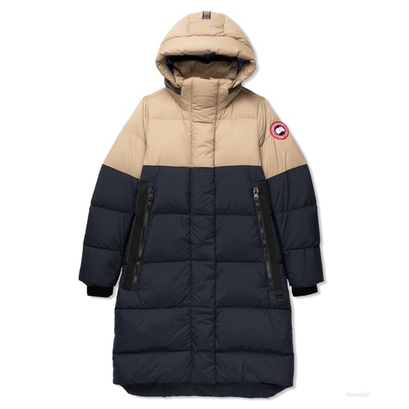 New! Canada Goose Byward Parka Regeneration Bicolor Long Down Puffer - Picture 1 of 14